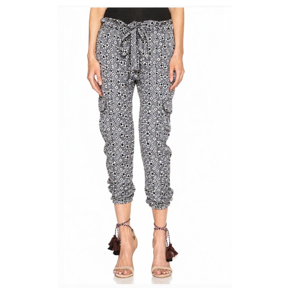 Ulla Johnson Jakarta Silk Floral Harem Lounge Pant Sz. 8